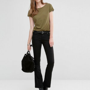 Womans green shirt